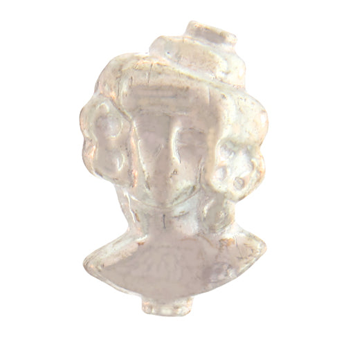 Sterling Silver, 10.7mm Width by 6.4mm Length by 16.7mm Height, Lady Fancy Bead. Quantity per pack: 2 Pieces.