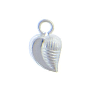 Sterling Silver, 6.3mm Width by 3.0mm Length by 10.7mm Height, Leaf Charm. Quantity Per Pack: 4 Pieces.