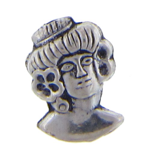 Sterling Silver Oxidized, 10.7mm Width by 6.2mm Length by 14.9mm Height, Fancy Lady Bead. Quantity per pack: 14 Pieces.