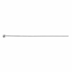 Sterling Silver, 24.0 Gauge, 1.5 Inch Ball Pin With 1.8mm Ball Head. Quantity Per Pack: 100 Pieces.