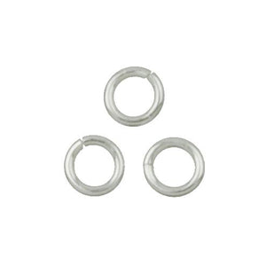 Sterling Silver, 20.5 Gauge, 5.0mm Width / Length / Height, Smooth Open Jump Ring. Quantity Per Pack: 50 Pieces.