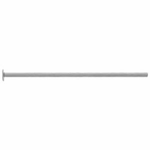 Pins. Sterling Silver 22.0 Gauge, 3.0 Inch Head Pin With 1.8mm Flat Head. Quantity Per Pack: 20 Pieces.