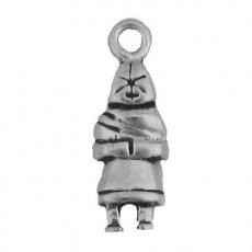 Charms. Sterling Silver, 6.6mm Width by 3.3mm Length by 19.4mm Height, Kachina Charm. Quantity Per Pack: 1 Piece.