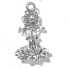 Charms. Sterling Silver, 12.9mm Width by 12.8mm Length by 19.2mm Height, Sunflower Fairy Charm. Quantity Per Pack: 1 Piece.