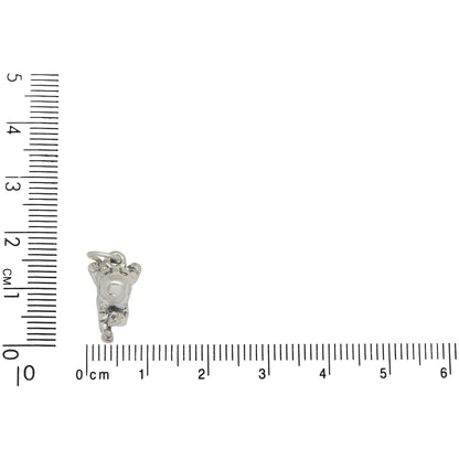 Sterling Silver, 8.8mm Width by 9.9mm Length by 15.7mm Height, Kewpie Doll Charm. Quantity Per Pack: 1 Piece.