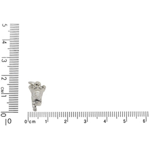 Sterling Silver, 8.8mm Width by 9.9mm Length by 15.7mm Height, Kewpie Doll Charm. Quantity Per Pack: 1 Piece.