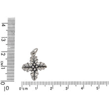 Load image into Gallery viewer, Sterling Silver, 16.4mm Width by 3.7mm Length by 20.0mm Height, Holly Plant Charm. Quantity Per Pack: 1 Piece.
