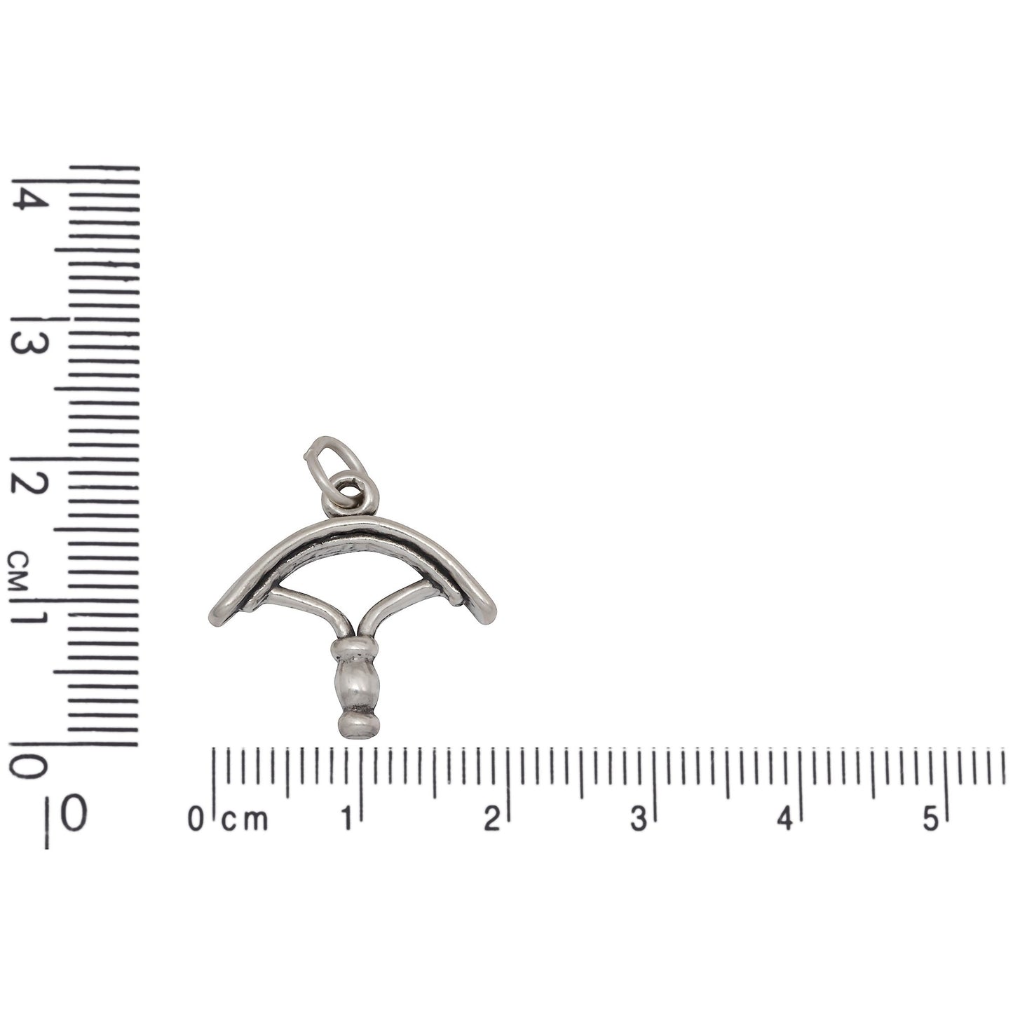Sterling Silver, 19.6mm Width by 4.4mm Length by 18.6mm Height, Horse Brush Charm. Quantity Per Pack: 1 Piece.