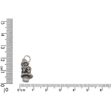 Load image into Gallery viewer, Sterling Silver, 9.0mm Width by 11.1mm Length by 19.2mm Height, Leprechaun Charm. Quantity Per Pack: 1 Piece.
