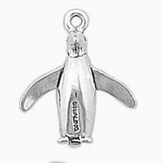 Charms. Sterling Silver, 17.3mm Width by 7.0mm Length by 20.0mm Height, Surfer Charm. Quantity Per Pack: 1 Piece.