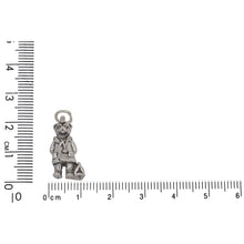 Load image into Gallery viewer, Sterling Silver, 10.3mm Width by 8.6mm Length by 21.5mm Height, Doctor Bear Charm. Quantity Per Pack: 1 Piece.
