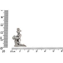 Load image into Gallery viewer, Sterling Silver, 17.2mm Width by 8.7mm Length by 22.5mm Height, &quot;PAID&quot; Stamp Charm. Quantity Per Pack: 1 Piece.
