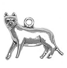 Charms. Sterling Silver, 20.8mm Width by 7.1mm Length by 15.2mm Height, Cat Charm. Quantity Per Pack: 1 Piece.