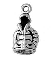 Load image into Gallery viewer, Charms. Sterling Silver, 7.8mm Width by 6.1mm Length by 14.7mm Height, Ski Parka Charm. Quantity Per Pack: 1 Piece.
