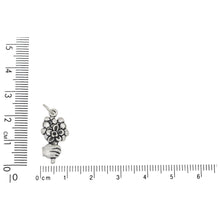 Load image into Gallery viewer, Sterling Silver, 10.6mm Width by 4.1mm Length by 21.7mm Height, Hand Holding Bouquet Charm. Quantity Per Pack: 1 Piece.
