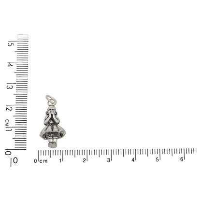 Sterling Silver, 10.7mm Width by 9.5mm Length by 22.8mm Height, Girl Praying Charm. Quantity Per Pack: 1 Piece.