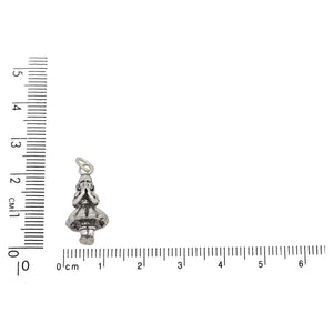 Sterling Silver, 10.7mm Width by 9.5mm Length by 22.8mm Height, Girl Praying Charm. Quantity Per Pack: 1 Piece.