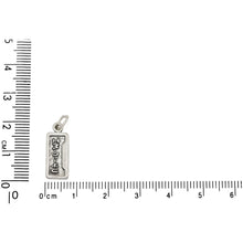 Load image into Gallery viewer, Sterling Silver, 7.2mm Width by 1.7mm Length by 19.0mm Height, IM-D1-4U (I&#39;m The One For You) Vanity Plate Charm. Quantity Per Pack: 1 Piece.
