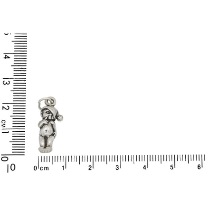 Sterling Silver, 9.6mm Width by 6.6mm Length by 22.2mm Height, Baby New Year Charm. Quantity Per Pack: 1 Piece.