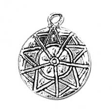 Charms. Sterling Silver, 17.6mm Width by 3.6mm Length by 20.8mm Height, Decorative Plate Charm. Quantity Per Pack: 1 Piece.