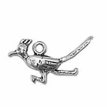 Load image into Gallery viewer, Charms. Sterling Silver, 20.2mm Width by 4.2mm Length by 12.5mm Height, Roadrunner Charm. Quantity Per Pack: 1 Piece.
