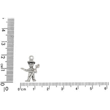 Load image into Gallery viewer, Sterling Silver, 11.8mm Width by 6.0mm Length by 18.6mm Height, Smokey Bear Charm. Quantity Per Pack: 1 Piece.
