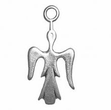 Load image into Gallery viewer, Charms. Sterling Silver, 13.2mm Width by 1.4mm Length by 26.6mm Height, Peyote Bird Charm. Quantity Per Pack: 1 Piece.
