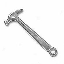 Load image into Gallery viewer, Charms. Sterling Silver, 9.1mm Width by 2.0mm Length by 25.3mm Height, Hammer Charm. Quantity Per Pack: 1 Piece.
