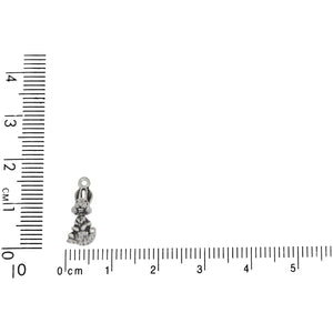 Sterling Silver, 6.4mm Width by 6.7mm Length by 15.5mm Height, Bunny Rabbit Charm. Quantity Per Pack: 1 Piece.