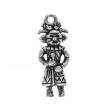 Load image into Gallery viewer, Charms. Sterling Silver, 7.9mm Width by 2.8mm Length by 21.2mm Height, Kachina Charm. Quantity Per Pack: 1 Piece.
