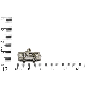 Sterling Silver, 19.7mm Width by 7.8mm Length by 11.4mm Height, RV Charm. Quantity Per Pack: 1 Piece.