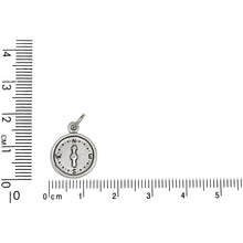 Load image into Gallery viewer, Sterling Silver, 13.8mm Width by 1.9mm Length by 17.1mm Height, Compass Charm. Quantity Per Pack: 1 Piece.
