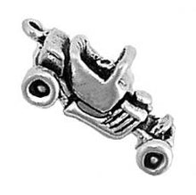 Load image into Gallery viewer, Charms. Sterling Silver, 11.4mm Width by 9.9mm Length by 22.9mm Height, Hot Rod Charm. Quantity Per Pack: 1 Piece.
