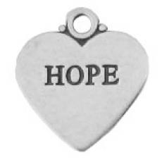 Charms. Sterling Silver, 17.1mm Width by 1.0mm Length by 18.2mm Height, 