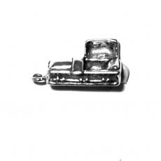 Charms. Sterling Silver, 9.7mm Width by 9.8mm Length by 22.7mm Height, Coffin Charm. Quantity Per Pack: 1 Piece.