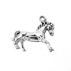 Charms. Sterling Silver, 23.3mm Width by 5.7mm Length by 18.1mm Height, 