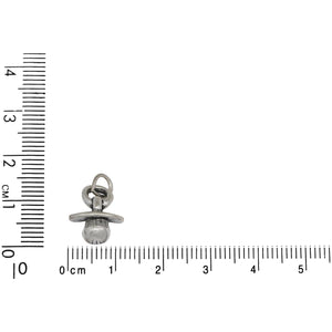 Sterling Silver, 9.8mm Width by 2.9mm Length by 24.0mm Height, Moon Face Charm. Quantity Per Pack: 1 Piece.