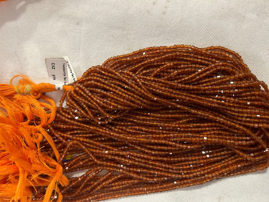 Hessonite Faceted Box Beads Faceted Box, Box Faceted