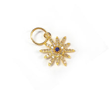 Load image into Gallery viewer, Star Shape 14k Solid Gold Diamond Pendants. Genuine handmade pave diamond Pendant.14k Solid Gold Diamond Pendants.
