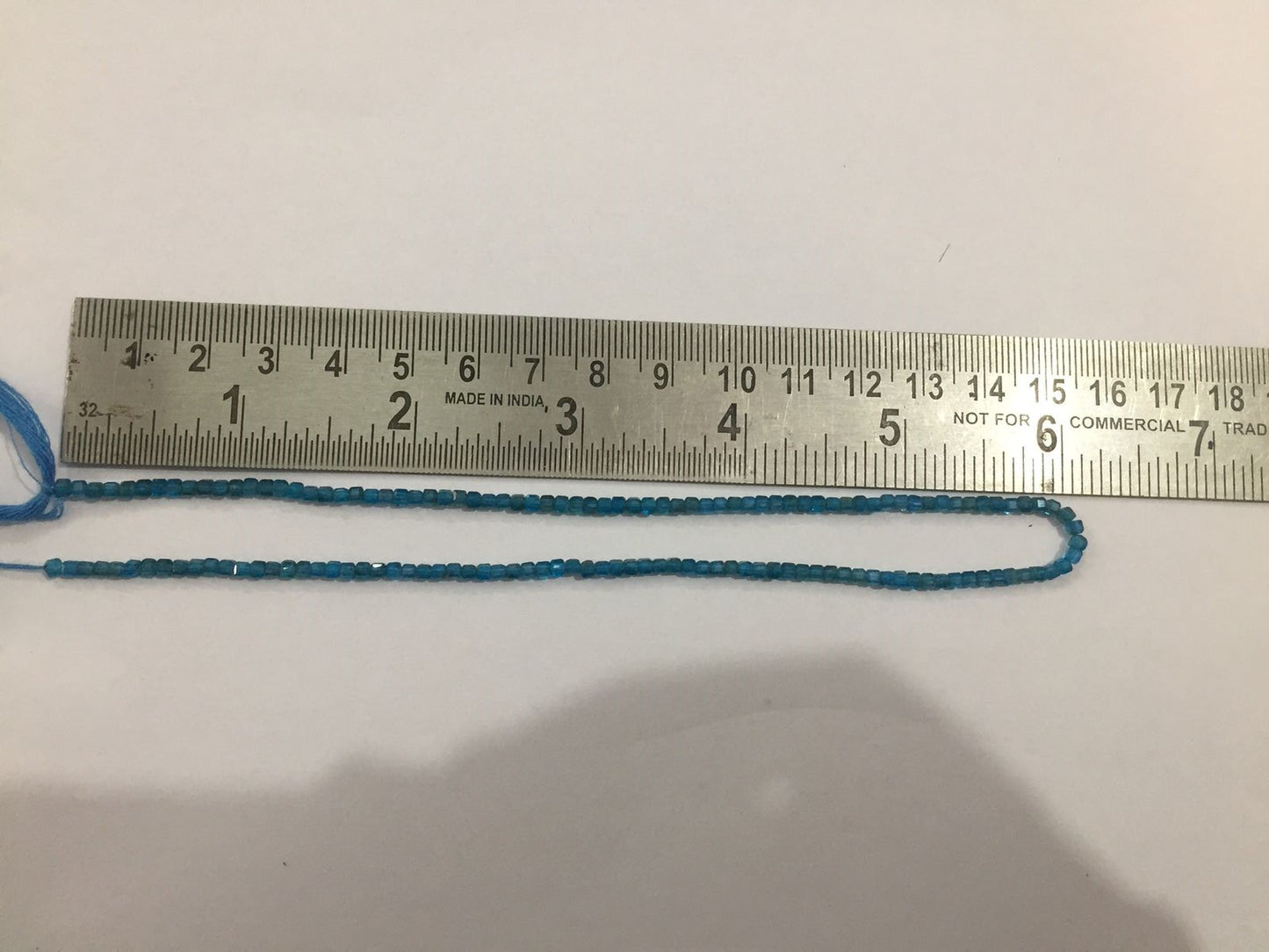 Blue Apatite Faceted Box Beads Faceted Box, Box Faceted