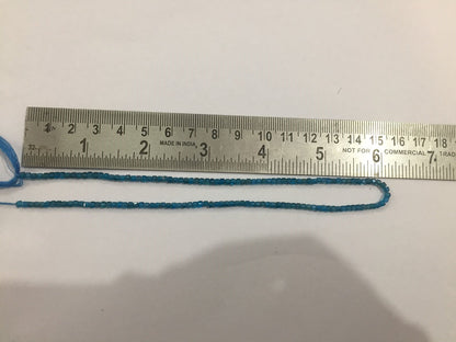 Blue Apatite Faceted Box Beads Faceted Box, Box Faceted