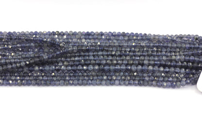 Iolite Beads Faceted Round, Round Faceted