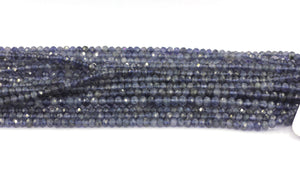 Iolite Beads Faceted Round, Round Faceted