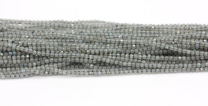 Labradorite Beads Faceted Round, Round Faceted