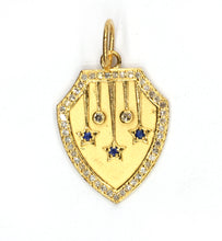 Load image into Gallery viewer, 14k Solid Gold Diamond Pendants. Genuine handmade pave diamond Pendant.14k Solid Gold Diamond Pendants.
