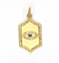 Load image into Gallery viewer, 14k Solid Gold Diamond Pendants. Genuine handmade pave diamond Pendant.14k Solid Gold Diamond Pendants.
