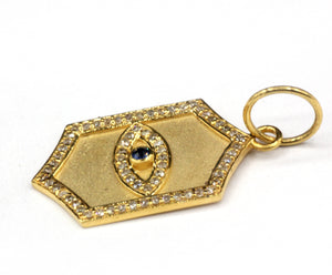 14k Solid Gold Diamond Pendants. Genuine handmade pave diamond Pendant.14k Solid Gold Diamond Pendants.