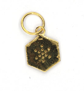 Star Shape 14k Solid Gold Diamond Pendants. Genuine handmade pave diamond Pendant.14k Solid Gold Diamond Pendants.