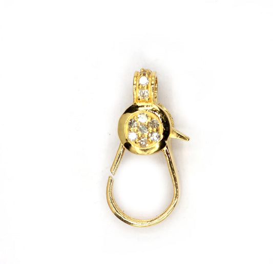 14K Gold Diamond Clasps .14K Gold Diamond Clasps, Genuine handmade pave diamond Clasps .