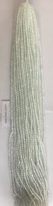 White Topaz Rondelle Beads 13 Inch Strand ,White Topaz Faceted Rondelle Beads , 3 mm